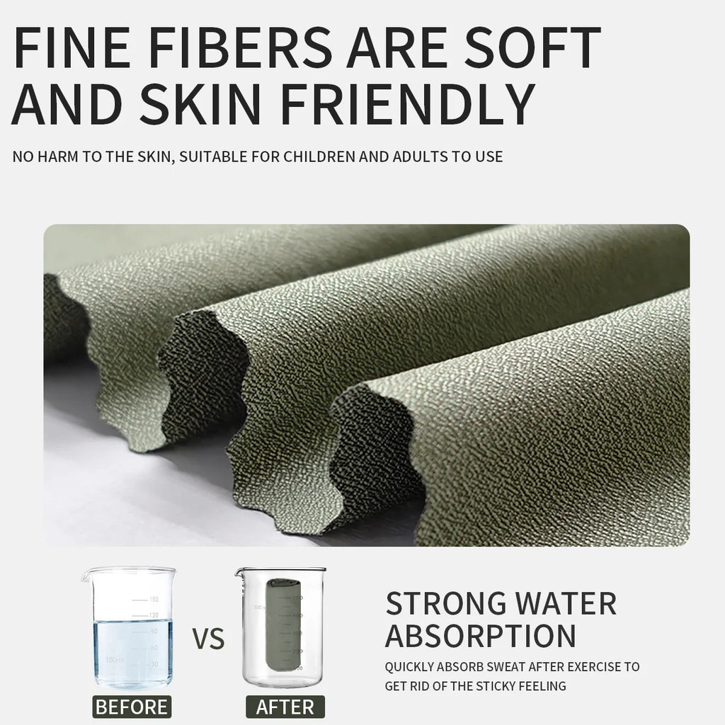 Portable Quick-Dry Sports Towel for Gym Travel Camping Hiking