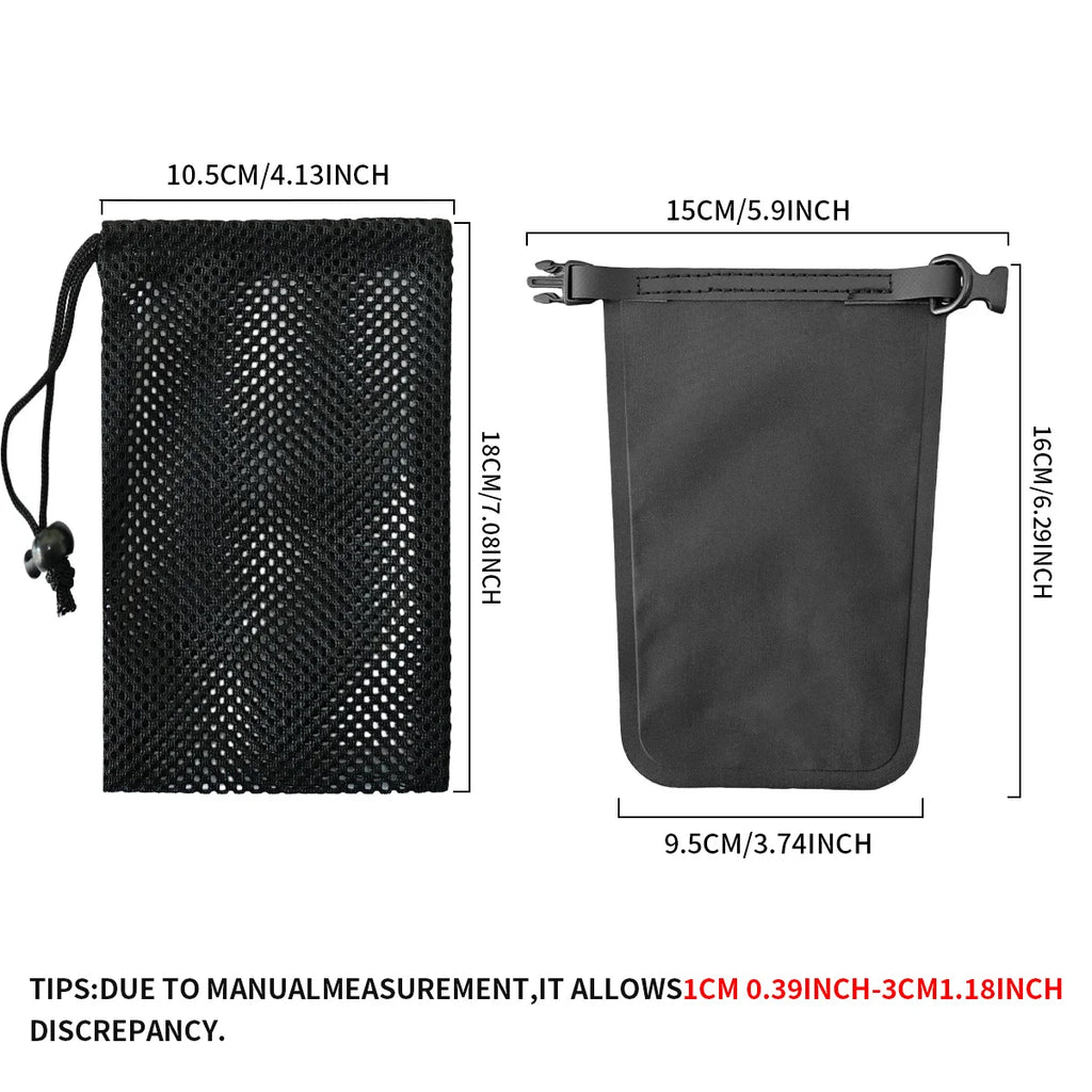 Waterproof Leakproof Soap Bar Travel Case with Quick-Dry Pouch