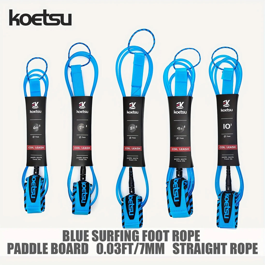 KOETSU Surfboard Leash Straight Rope for Paddle Boards & Surfboards