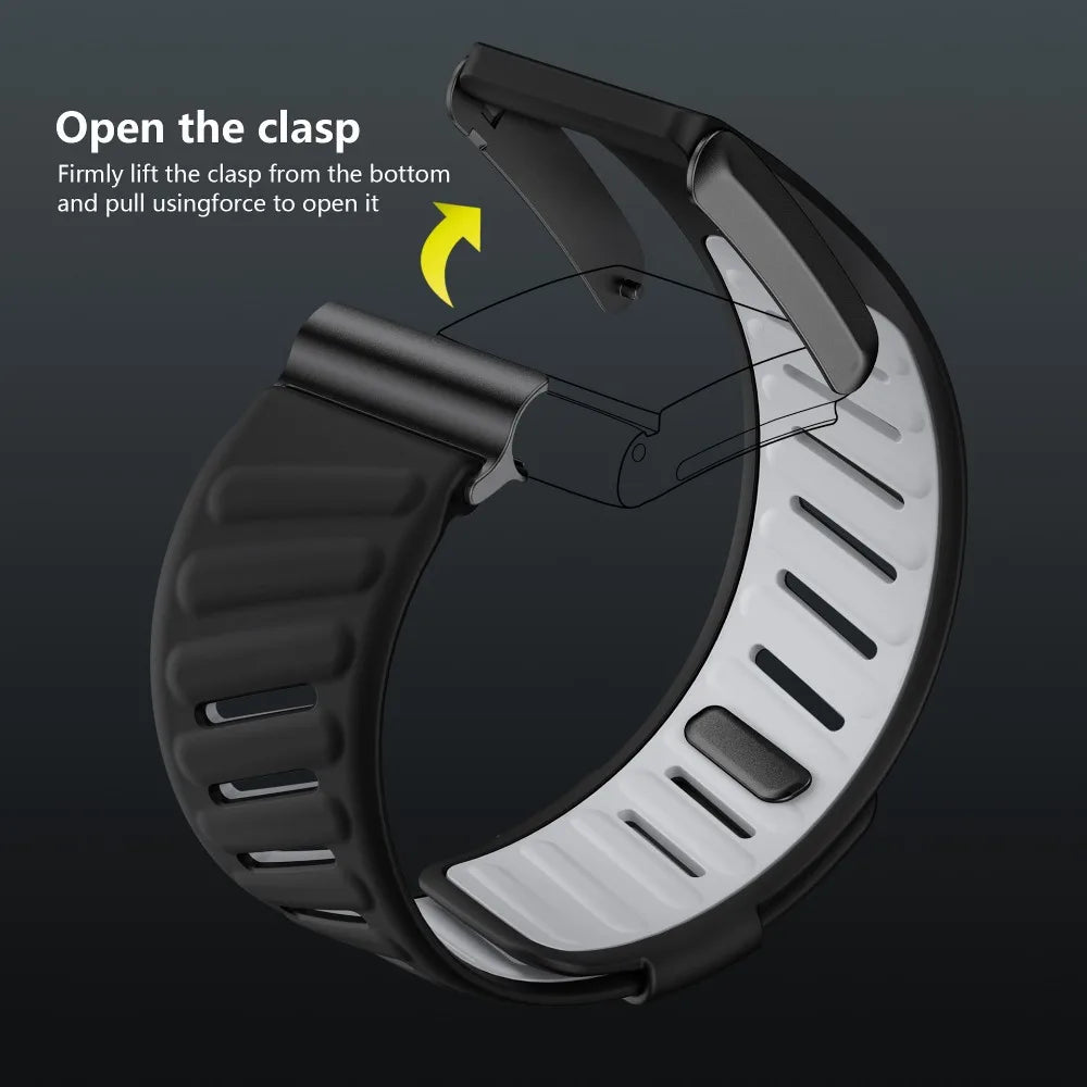 Silicone Sport Wrist Band For Fitness Trackers Compatible with WHOOP® 4.0