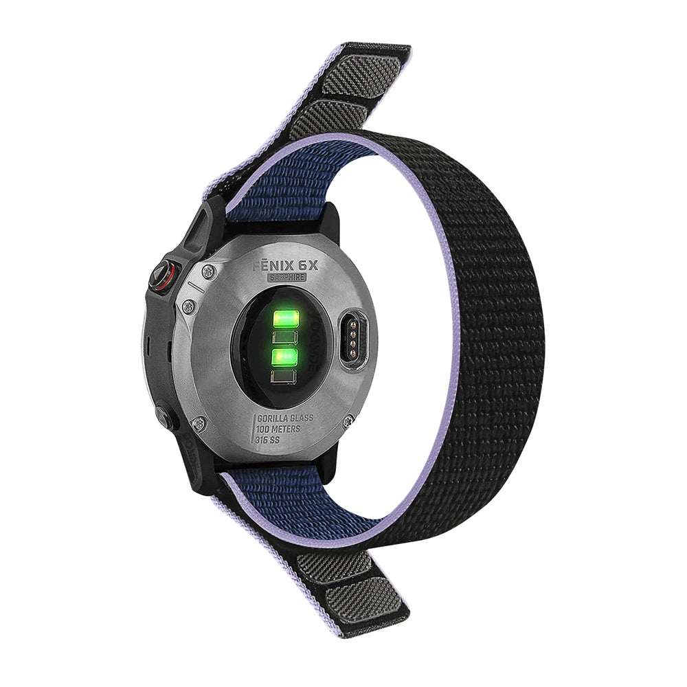 QuickFit Nylon Loop Strap for Garmin Tactix & Fenix 22mm/26mm