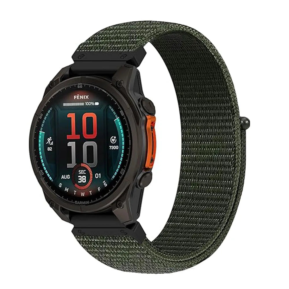 QuickFit Nylon Watch Band for Garmin Fenix, Forerunner, Enduro & Instinct 22mm/26mm