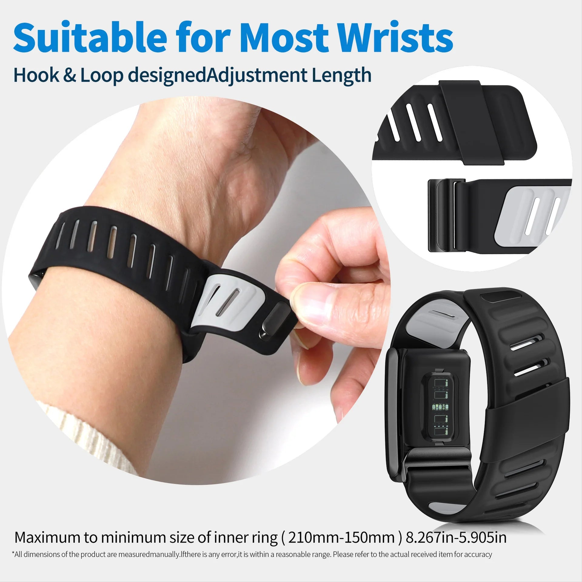 Silicone Sport Wrist Band For Fitness Trackers Compatible with WHOOP® 4.0