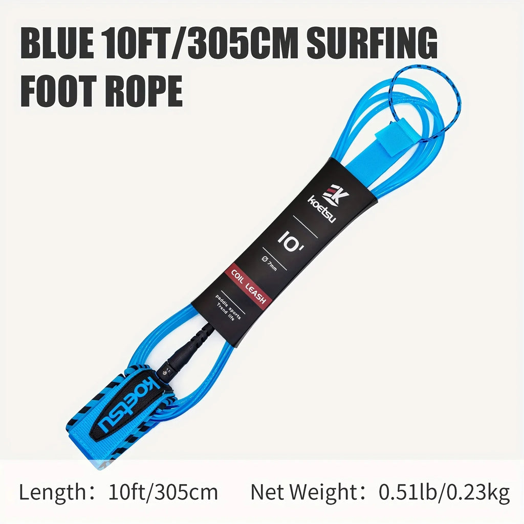 KOETSU Surfboard Leash Straight Rope for Paddle Boards & Surfboards