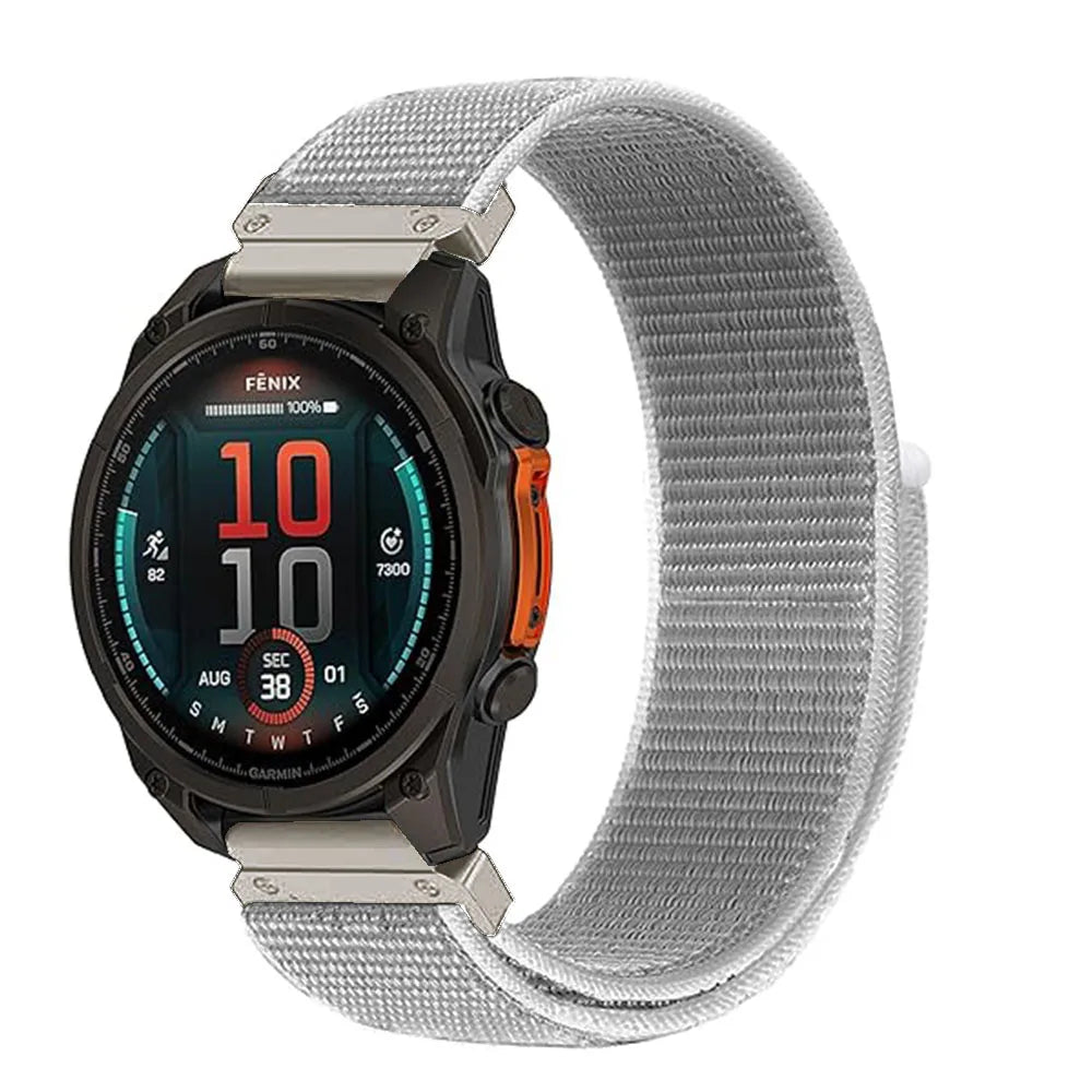 QuickFit Nylon Watch Band for Garmin Fenix, Forerunner, Enduro & Instinct 22mm/26mm