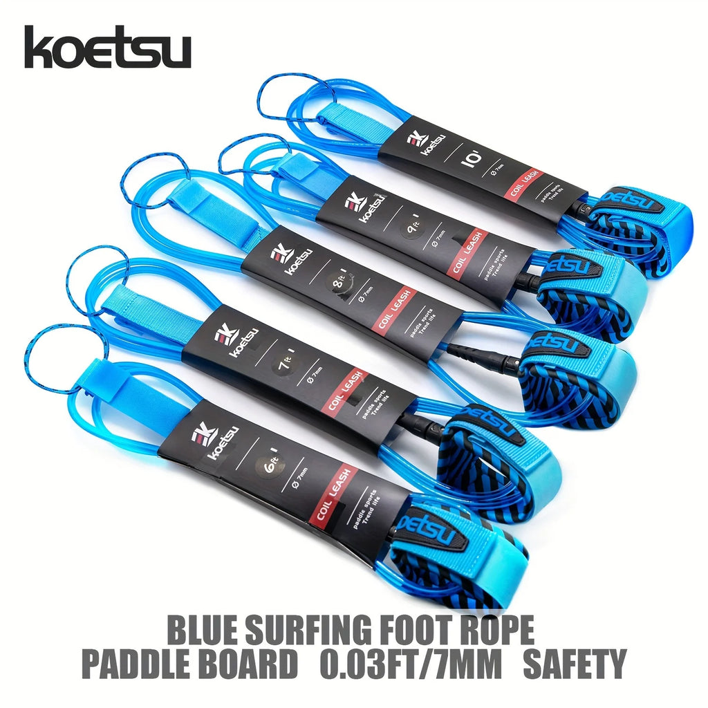 KOETSU Surfboard Leash Straight Rope for Paddle Boards & Surfboards