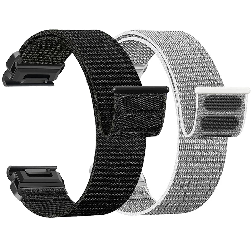 QuickFit Nylon Watch Band for Garmin Fenix, Forerunner, Enduro & Instinct 22mm/26mm