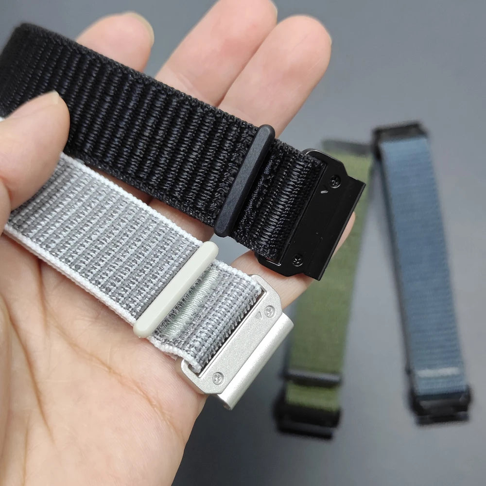 QuickFit Nylon Watch Band for Garmin Fenix, Forerunner, Enduro & Instinct 22mm/26mm