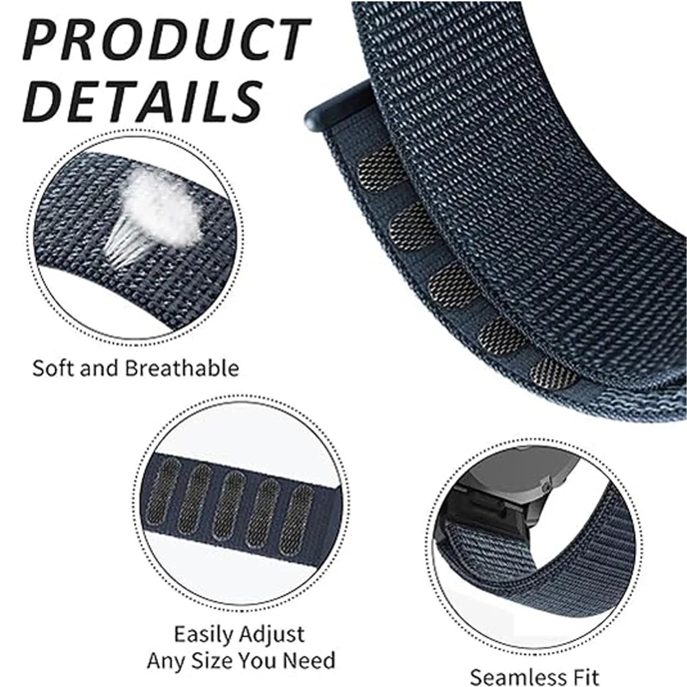 QuickFit Nylon Watch Band for Garmin Fenix, Forerunner, Enduro & Instinct 22mm/26mm