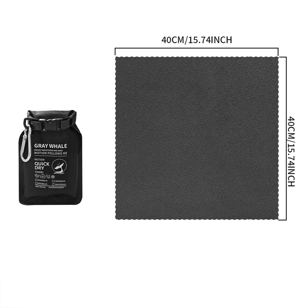 Portable Quick-Dry Sports Towel for Gym Travel Camping Hiking