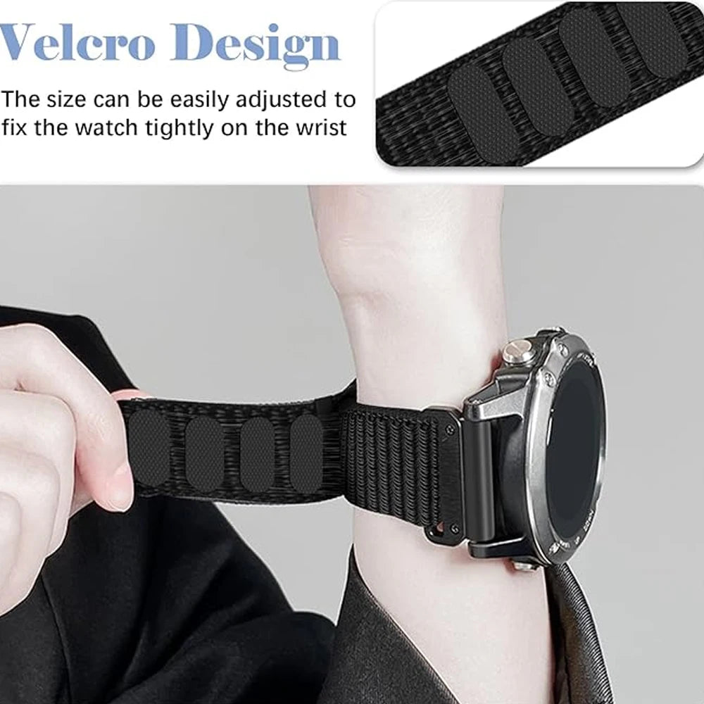 QuickFit Nylon Watch Band for Garmin Fenix, Forerunner, Enduro & Instinct 22mm/26mm