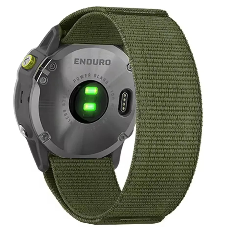 QuickFit Nylon Watch Band for Garmin Fenix, Forerunner, Enduro & Instinct 22mm/26mm